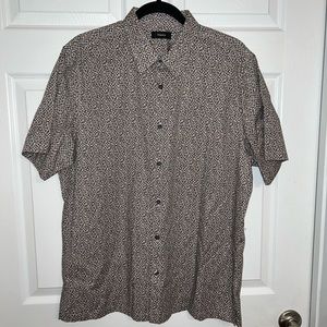 Theory ivring button up short sleeve collared shirt